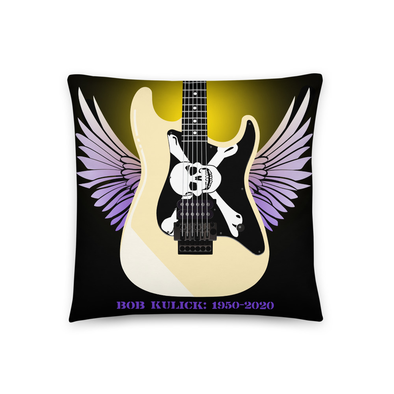 Bob Kulick Guitars Tribute Pillow