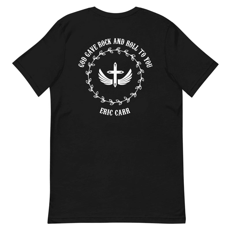 Eric Carr: God Gave Rock & Roll To You Tee (white)