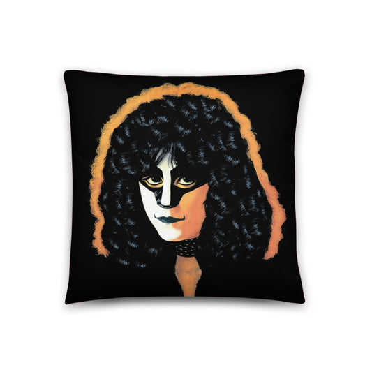 Eric Carr Solo LP Portrait Pillow