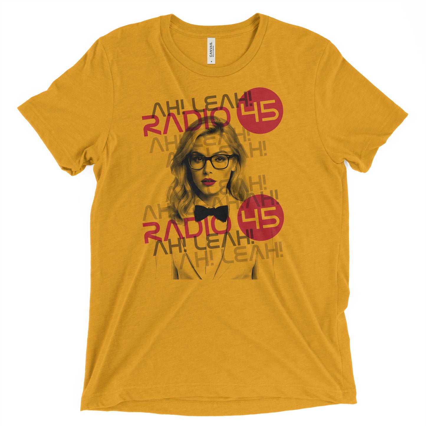 Radio 45 "Ah! Leah!" Tee (Yellow)