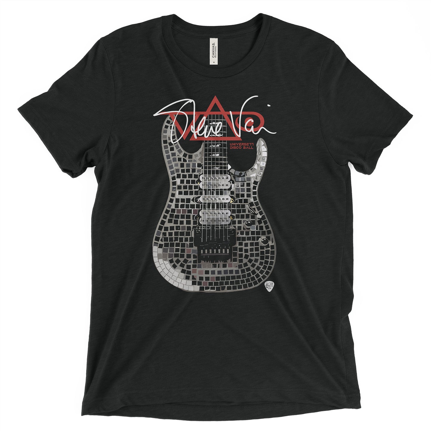Steve Vai Disco Ball Guitar Tee