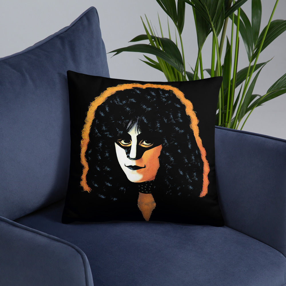 Eric Carr Solo LP Portrait Pillow