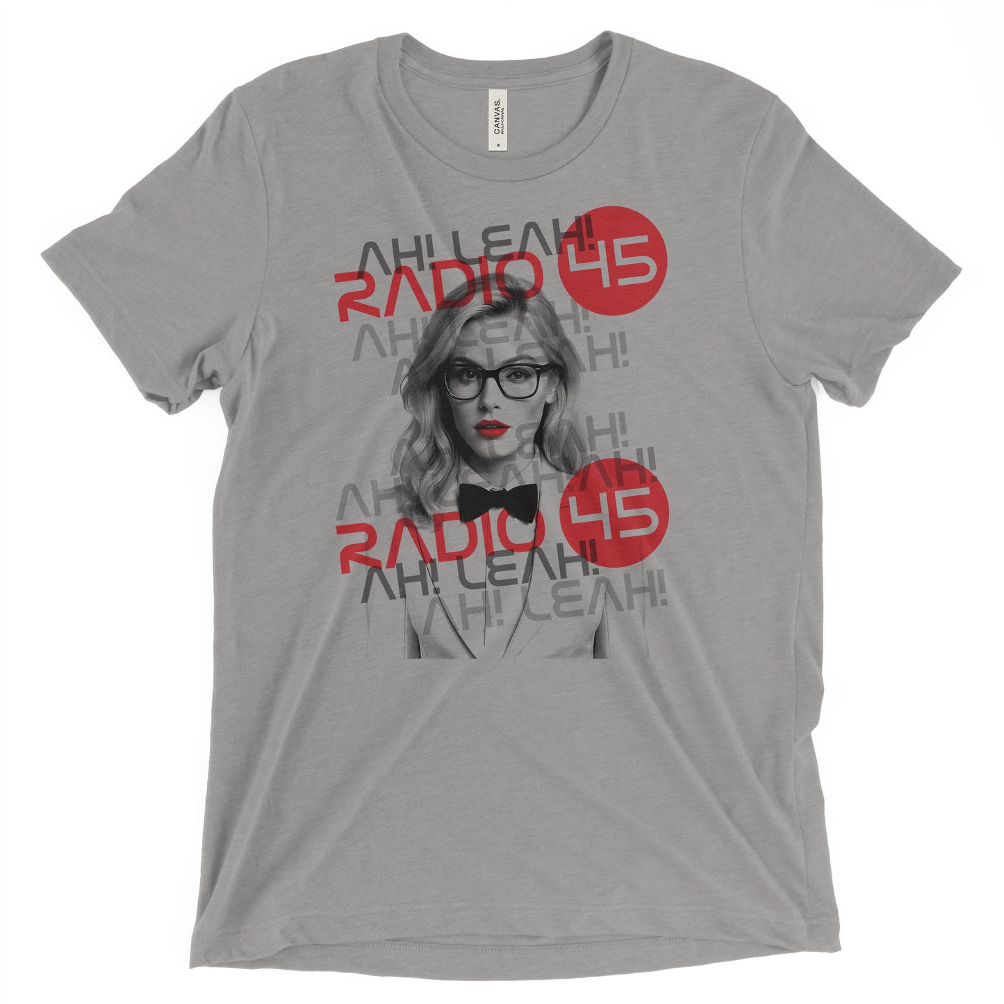 Radio 45 "Ah! Leah!" Tee (Grey)