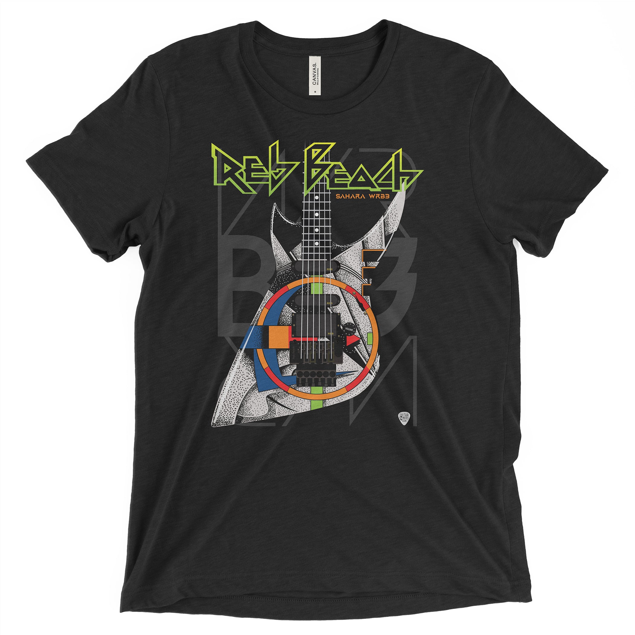 Reb Beach WRB-3 Winger Art Guitar Tee – Guitar Nut Tees